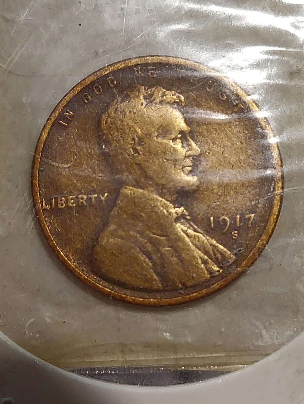 US Lincoln Pnny 1917-S.